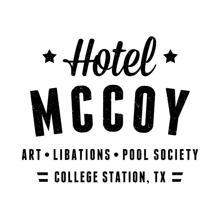 Hotel Mccoy - Art, Libations, Pool Society College Station Exteriör bild